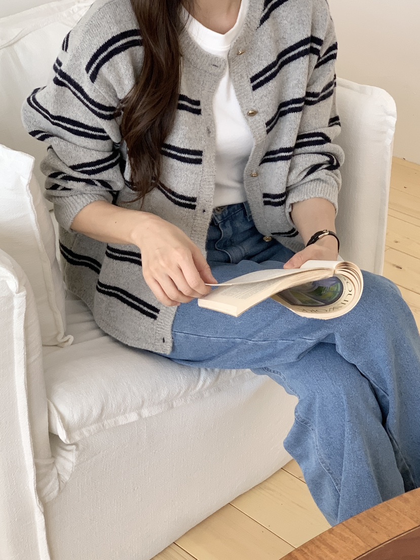WOOD韓國代購㊣女士新品時尚真品人氣職業熱賣推薦25秋冬針織衫WOOD針織衫