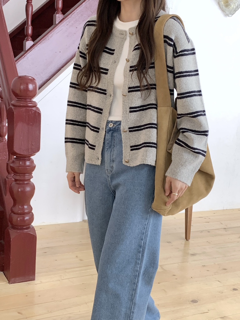 WOOD韓國代購㊣女士新品時尚真品人氣職業熱賣推薦25秋冬針織衫WOOD針織衫