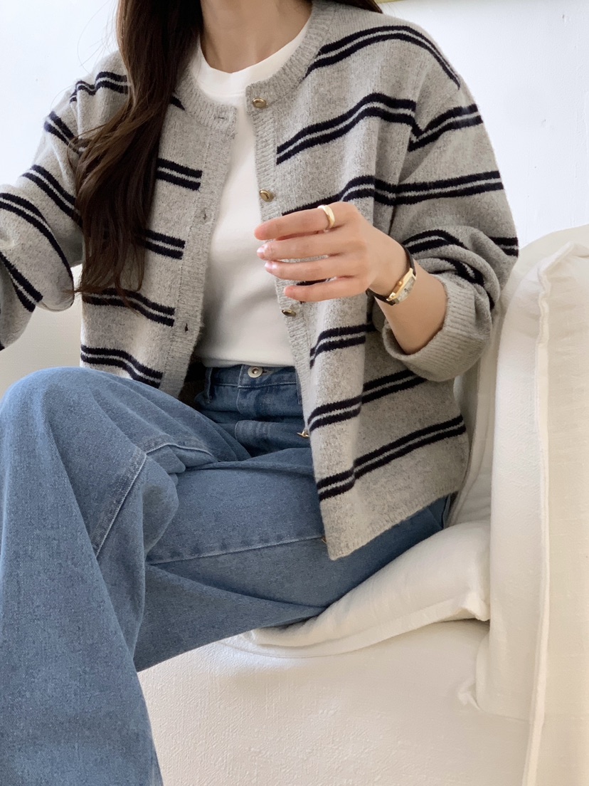 WOOD韓國代購㊣女士新品時尚真品人氣職業熱賣推薦25秋冬針織衫WOOD針織衫