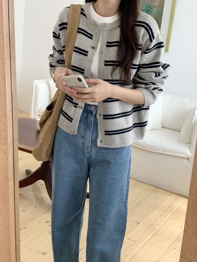 WOOD韓國代購㊣女士新品時尚真品人氣職業熱賣推薦25秋冬針織衫WOOD針織衫