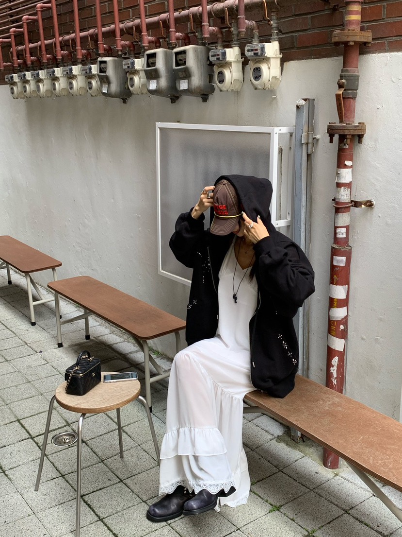 REVE CITE-L韓國直郵㊣女裝新品真品職業推薦夾克連帽拉鏈衫REVE CITE夾克
