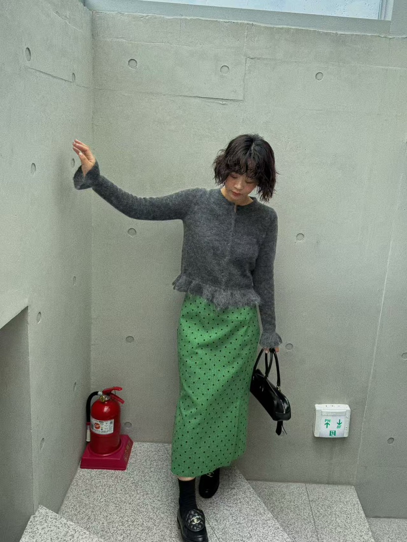 OLI SEOUL韓國代購㊣女裝新款時尚職業休閑熱賣真品推薦長裙OLI SEOUL長裙