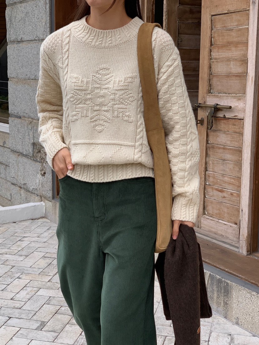WOOD韓國代購㊣女士新款推薦熱賣時尚休閑25秋冬職業針織衫WOOD針織衫