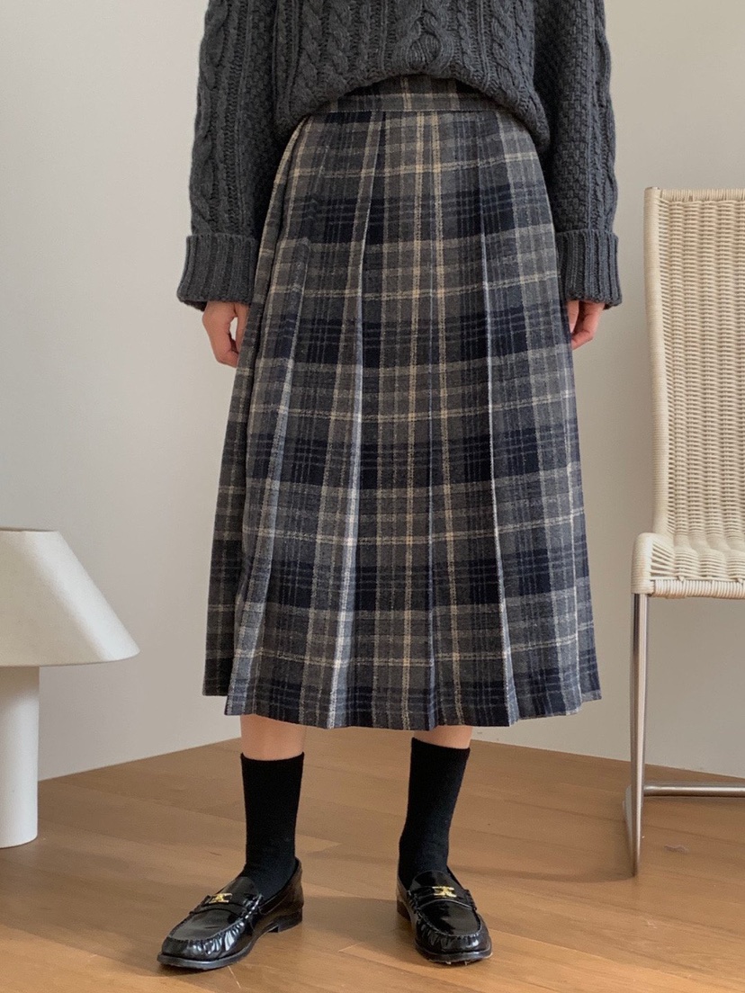 WOOD東大門㊣直郵女士新款休閑熱賣真品時尚人氣職業25秋冬長裙WOOD長裙