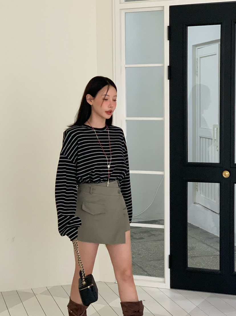 REVE CITE-L韓國直郵㊣女士新款25秋冬時尚推薦人氣裙褲水洗REVE CITE裙褲