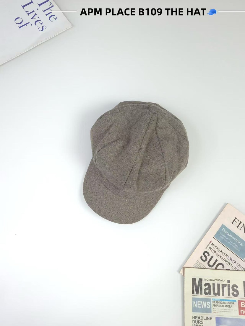 THE HAT-P韓國代購㊣女士新品熱賣職業推薦休閑25秋冬帽子復古THE HAT帽子圖色3