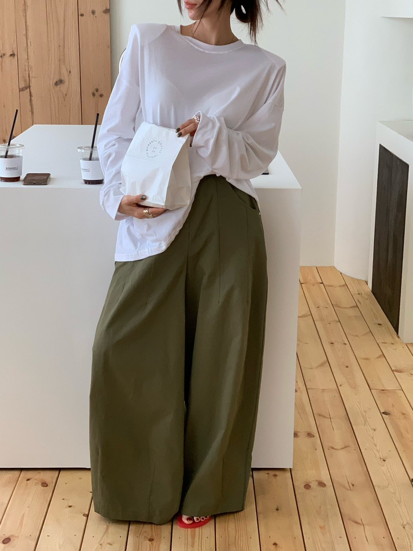 REVE CITE-L東大門㊣直郵女裝新品職業推薦熱賣人氣休閑褲REVE CITE休閑褲