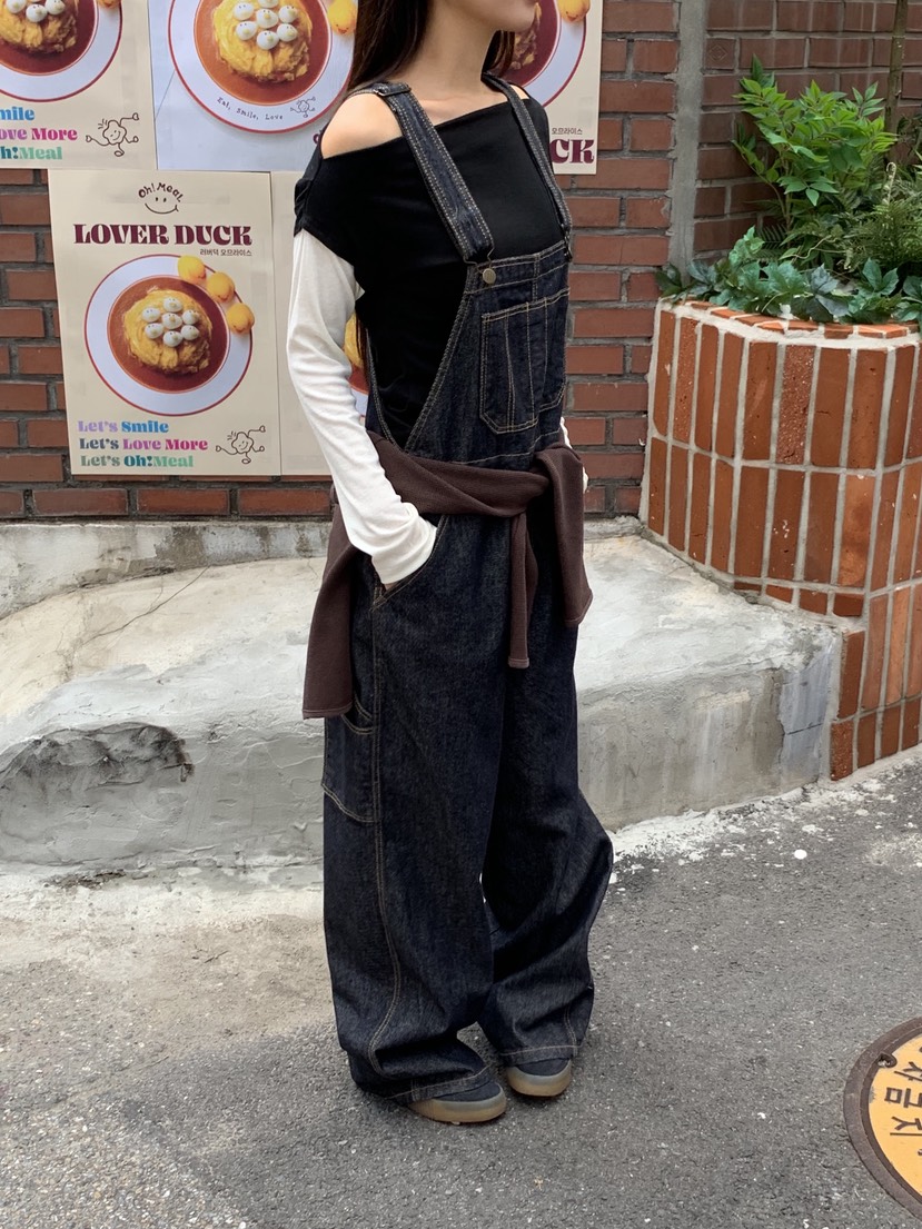 SUNDER MARKET韓國直郵㊣女裝新款推薦真品職業休閑背帶褲SUNDER MARKET背帶褲