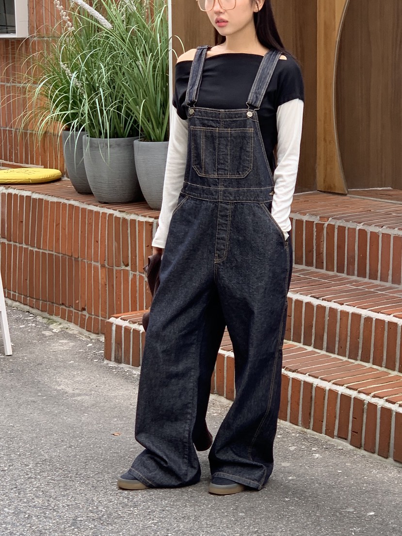 SUNDER MARKET韓國直郵㊣女裝新款推薦真品職業休閑背帶褲SUNDER MARKET背帶褲