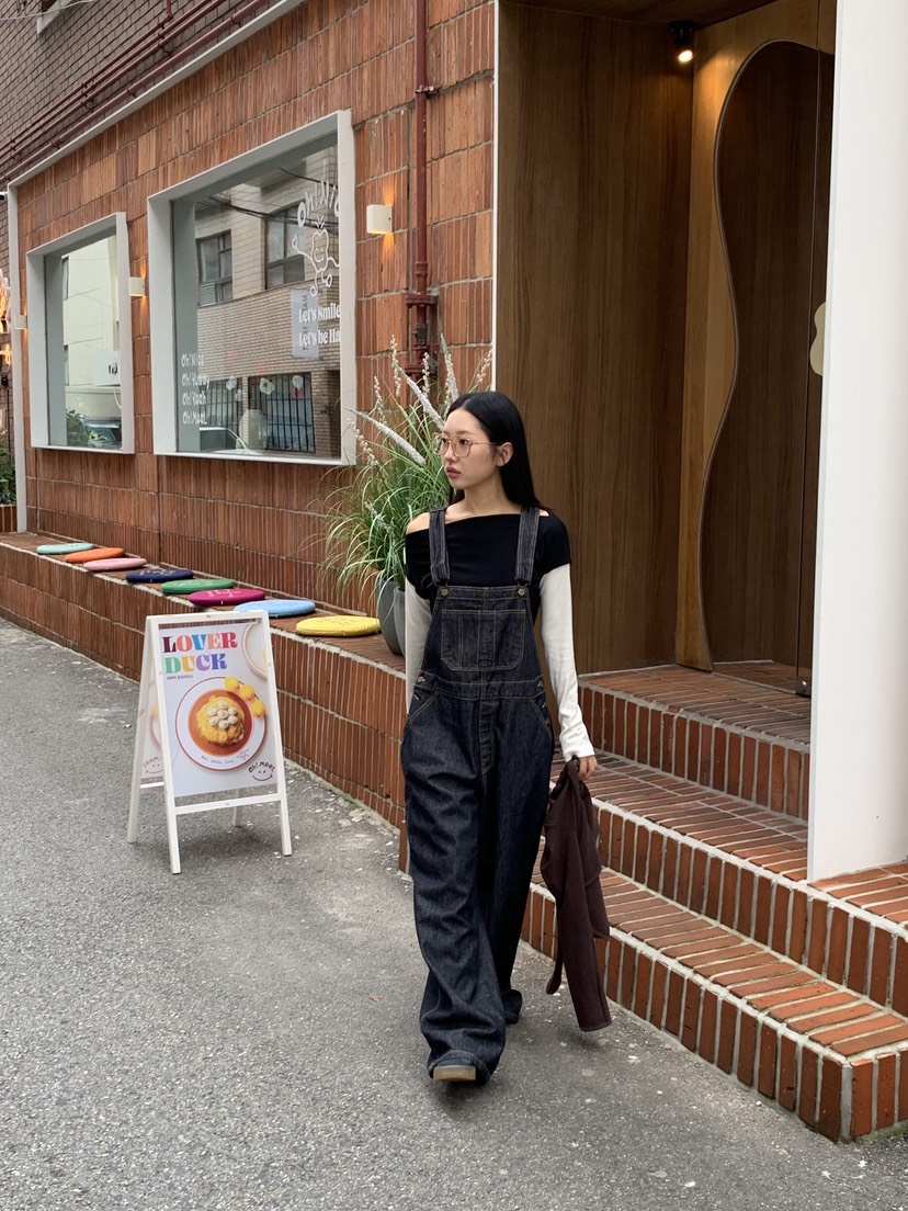 SUNDER MARKET韓國直郵㊣女裝新款推薦真品職業休閑背帶褲SUNDER MARKET背帶褲