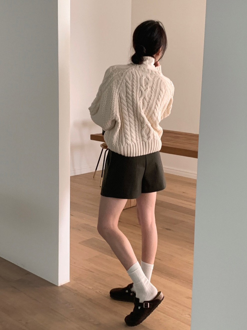 WOOD韓國直郵㊣女裝新品熱賣時尚推薦真品25秋冬人氣針織衫WOOD針織衫