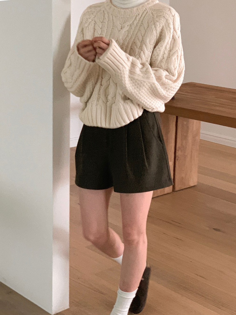 WOOD韓國直郵㊣女裝新品熱賣時尚推薦真品25秋冬人氣針織衫WOOD針織衫