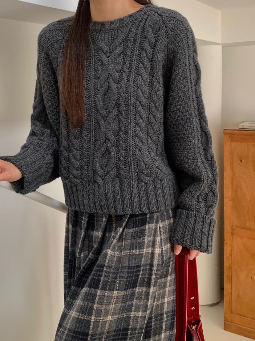 WOOD韓國直郵㊣女裝新品熱賣時尚推薦真品25秋冬人氣針織衫WOOD針織衫