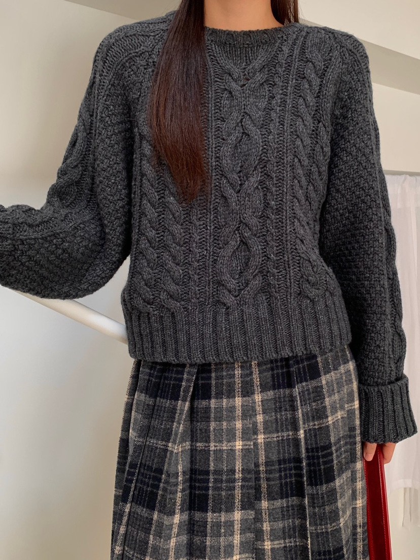 WOOD韓國直郵㊣女裝新品熱賣時尚推薦真品25秋冬人氣針織衫WOOD針織衫
