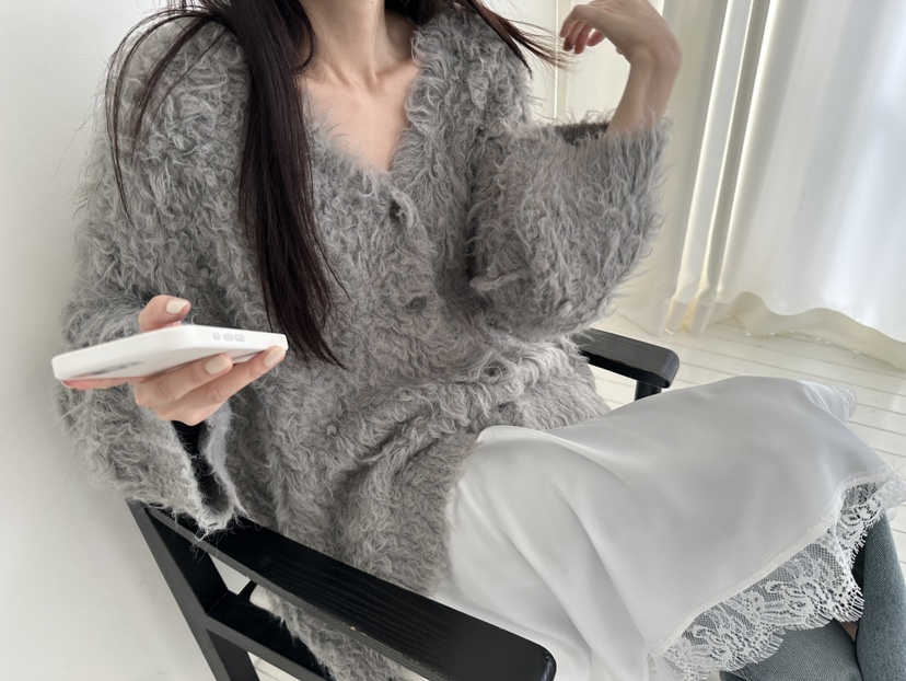 BOWIE東大門㊣實拍女裝新品時尚熱賣職業休閑人氣針織衫開衫BOWIE針織衫