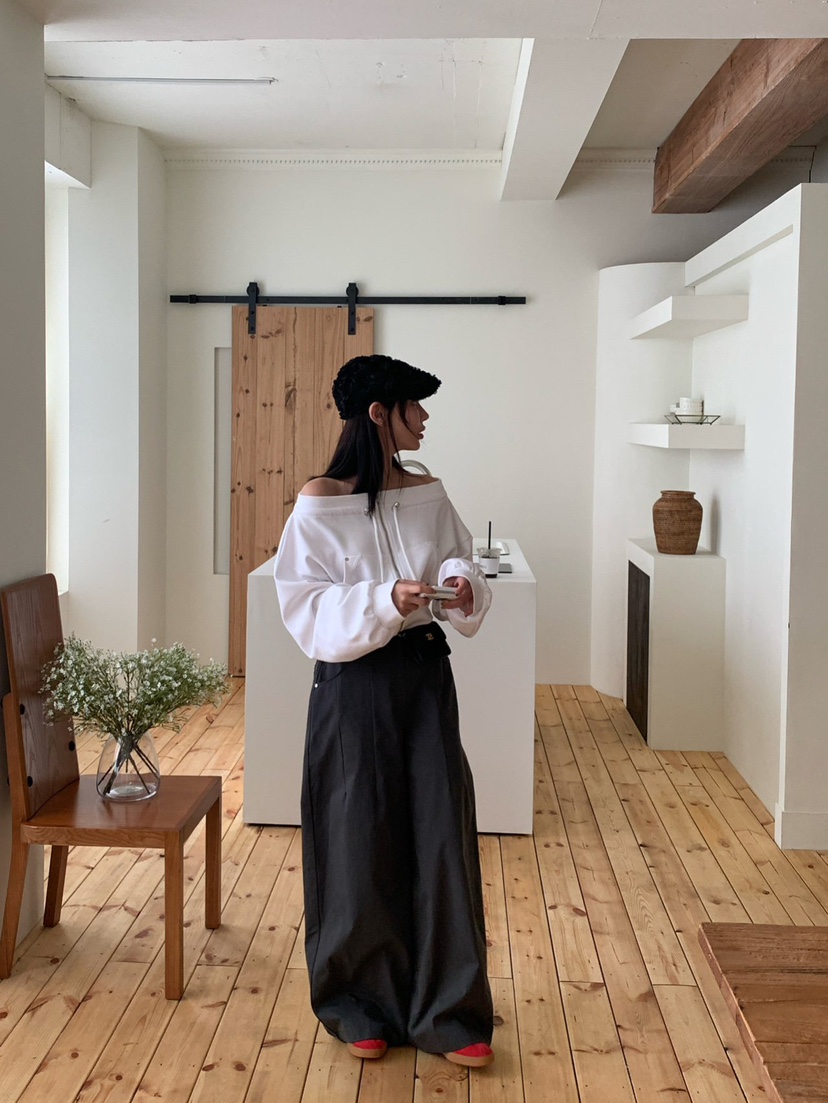 REVE CITE-L韓國直郵㊣女裝新款推薦時尚真品職業衛衣拉鏈REVE CITE衛衣