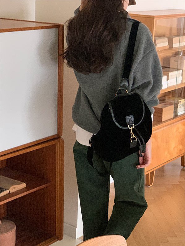 WOOD韓國代購㊣女士新款25秋冬真品推薦時尚職業休閑褲燈芯絨WOOD休閑褲