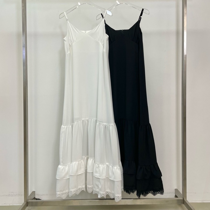 REVE CITE-L韓國代購㊣女士新品人氣真品推薦連衣裙蕾絲長款REVE CITE連衣裙