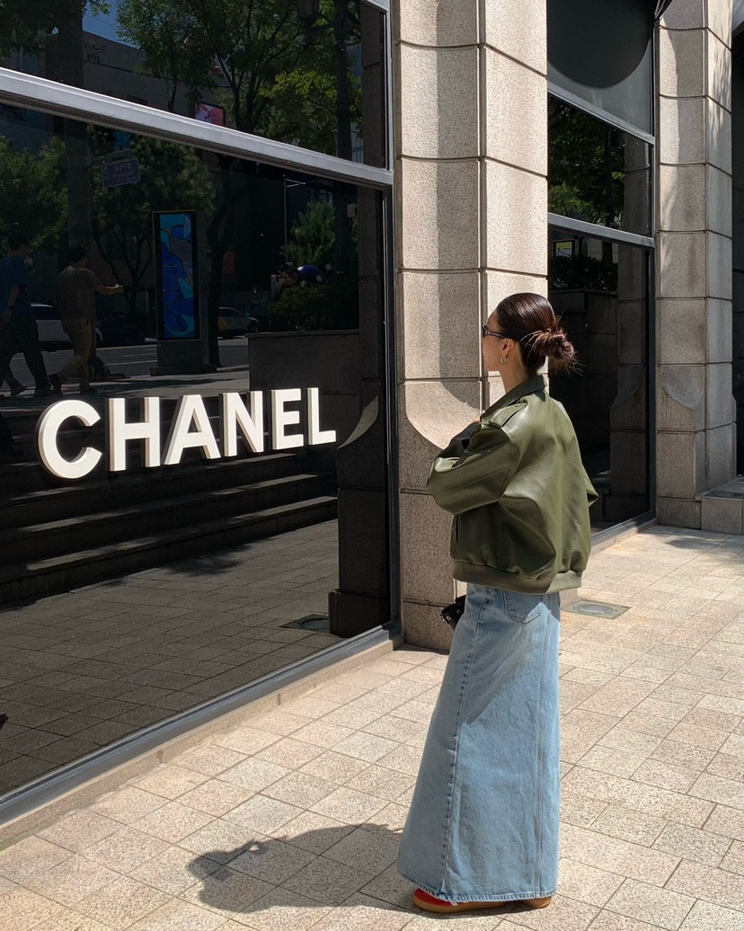 REVE CITE-L韓國直郵㊣女裝新品熱賣推薦人氣時尚休閑長裙REVE CITE長裙