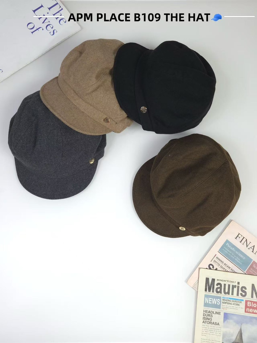 THE HAT-P東大門㊣實拍女士新款25秋冬時尚職業人氣休閑帽子THE HAT帽子