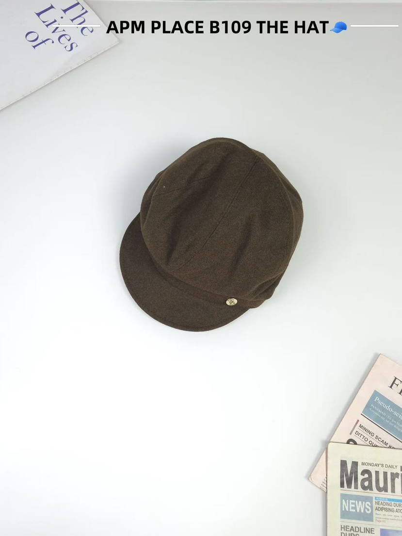 THE HAT-P東大門㊣實拍女士新款25秋冬時尚職業人氣休閑帽子THE HAT帽子圖色3
