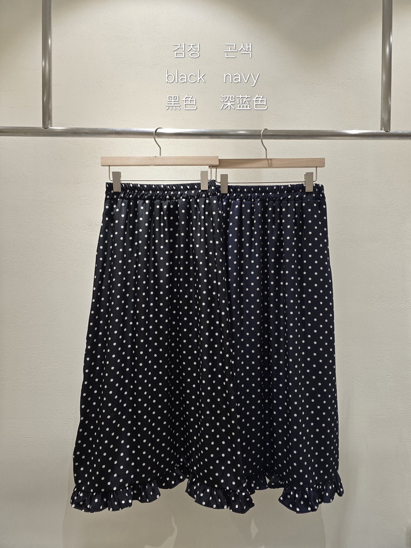 LIKEVAM韓國代購㊣女士新款熱賣25秋冬職業休閑時尚長裙荷葉邊LIKEVAM長裙