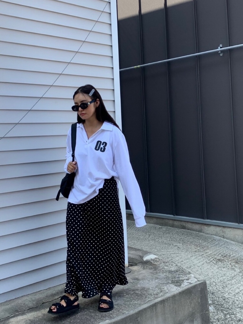 LIKEVAM韓國代購㊣女士新款熱賣25秋冬職業休閑時尚長裙荷葉邊LIKEVAM長裙