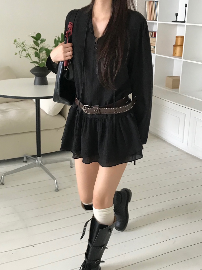 ESCHER東大門㊣直郵女士新品推薦熱賣人氣真品連衣裙不含腰帶ESCHER連衣裙