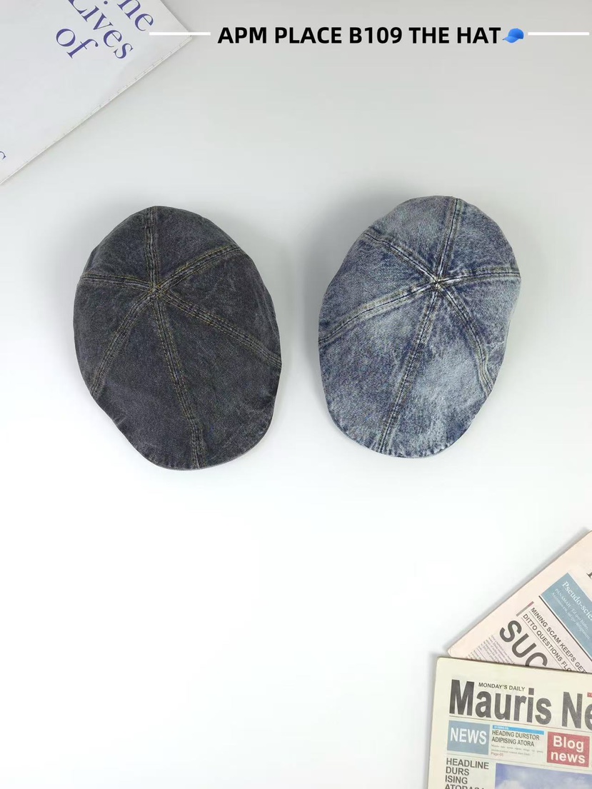 THE HAT-P韓國代購㊣女士新品休閑25秋冬職業時尚真品帽子THE HAT帽子