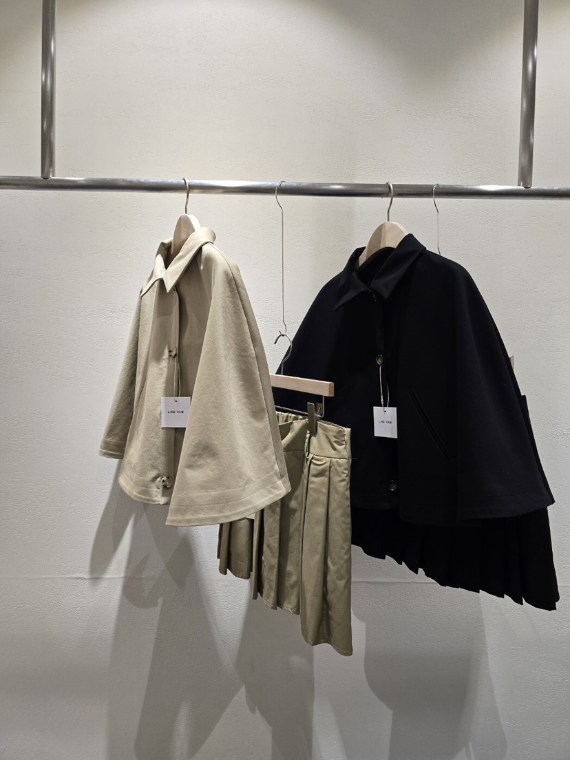 LIKEVAM東大門㊣代購女士新款熱賣人氣休閑25秋冬職業夾克斗篷LIKEVAM夾克