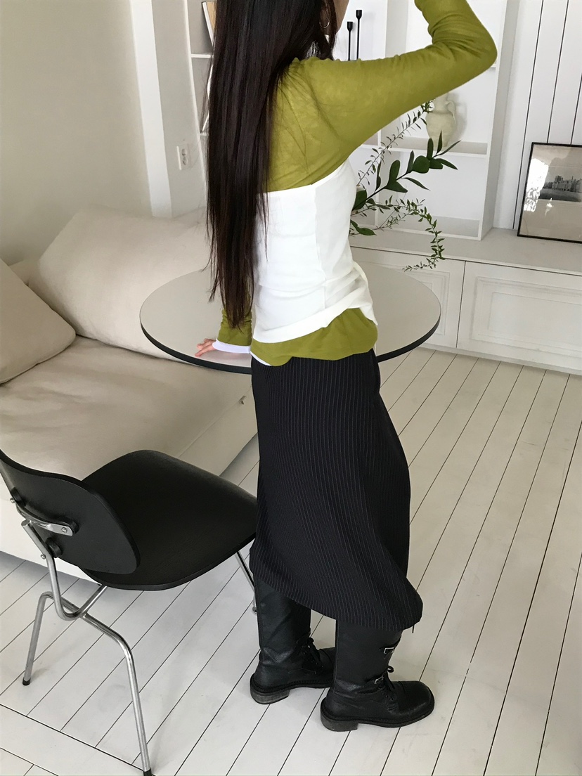 ESCHER韓國代購㊣女裝新款熱賣25秋冬真品時尚吊帶背心紐扣ESCHER吊帶/背心