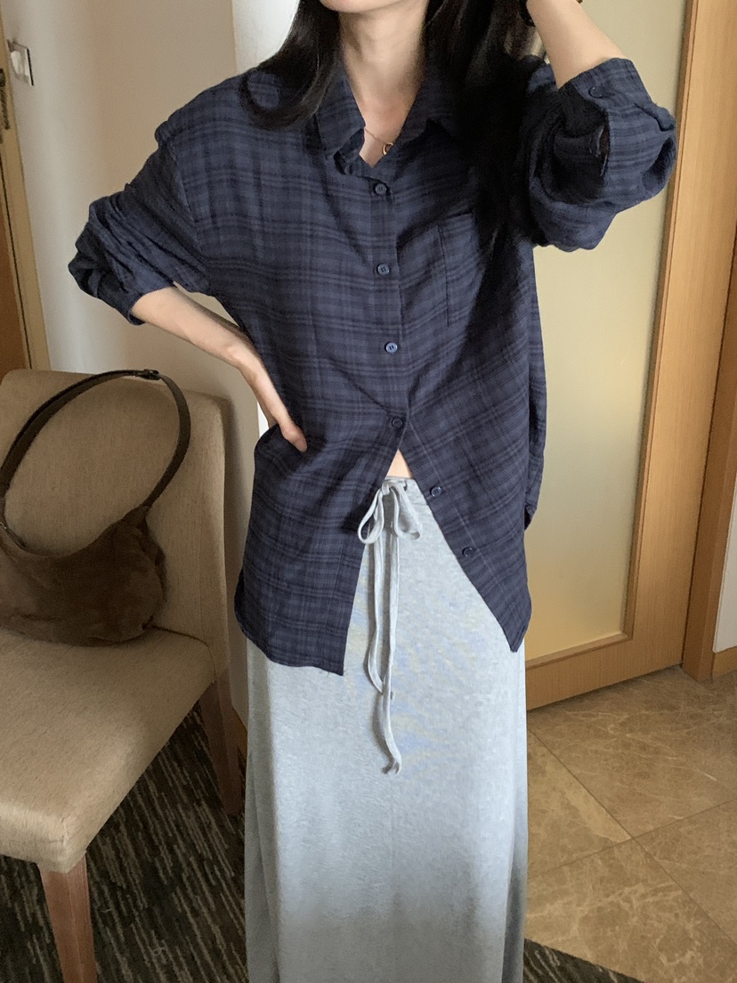 FRILL-T韓國代購㊣女裝新品推薦熱賣25秋冬休閑襯衫蕾絲衫FRILL-T襯衫/蕾絲衫