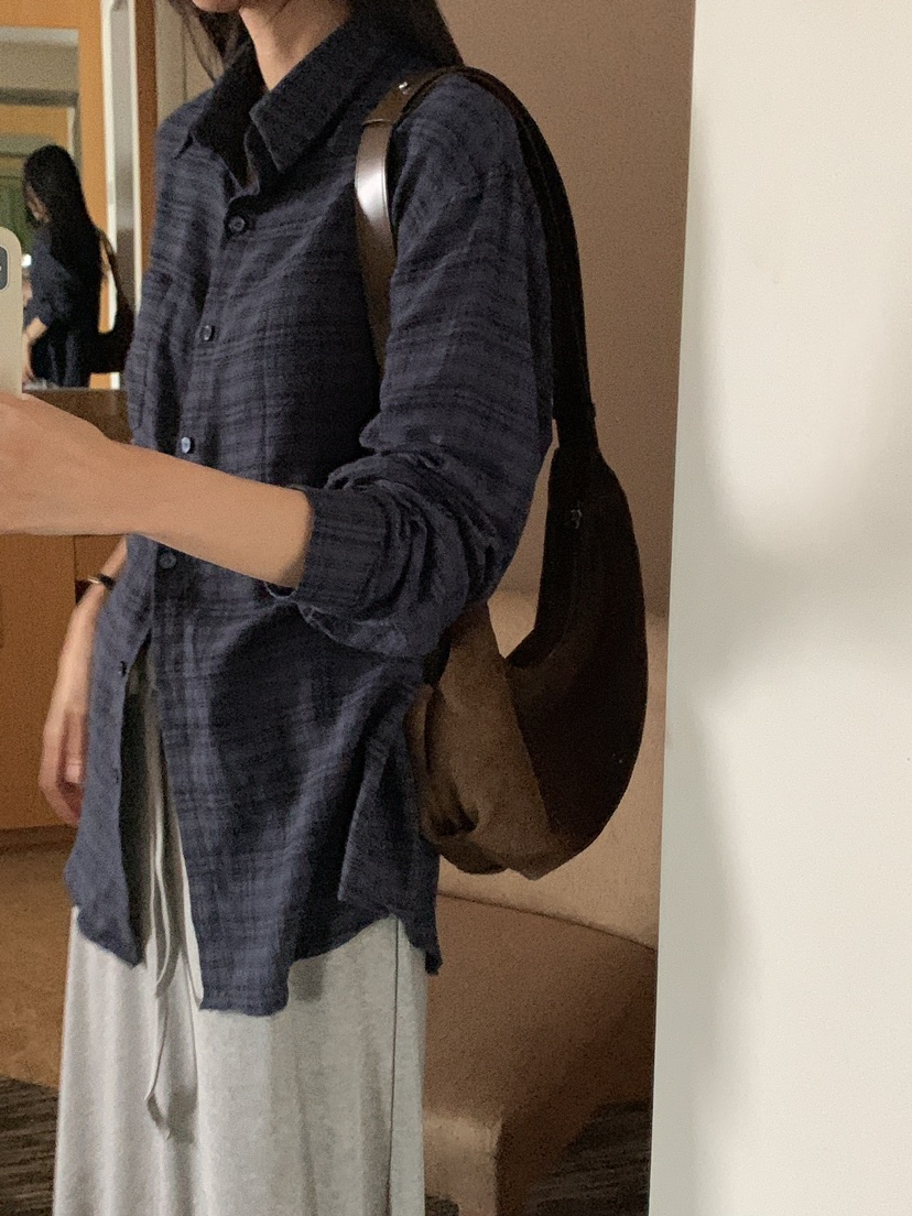 FRILL-T韓國代購㊣女裝新品推薦熱賣25秋冬休閑襯衫蕾絲衫FRILL-T襯衫/蕾絲衫
