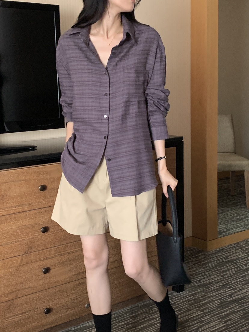 FRILL-T韓國代購㊣女裝新品推薦熱賣25秋冬休閑襯衫蕾絲衫FRILL-T襯衫/蕾絲衫