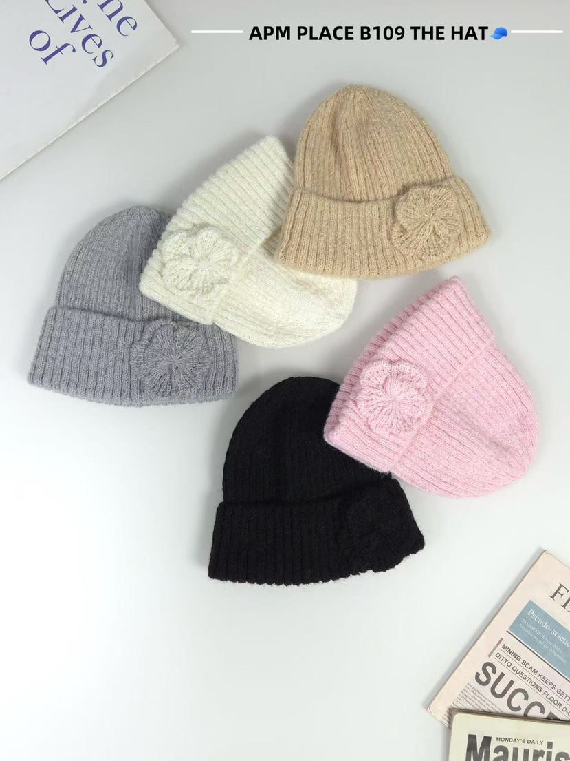 THE HAT-P韓國直郵㊣女士新品休閑時尚推薦熱賣人氣帽子羅紋THE HAT帽子