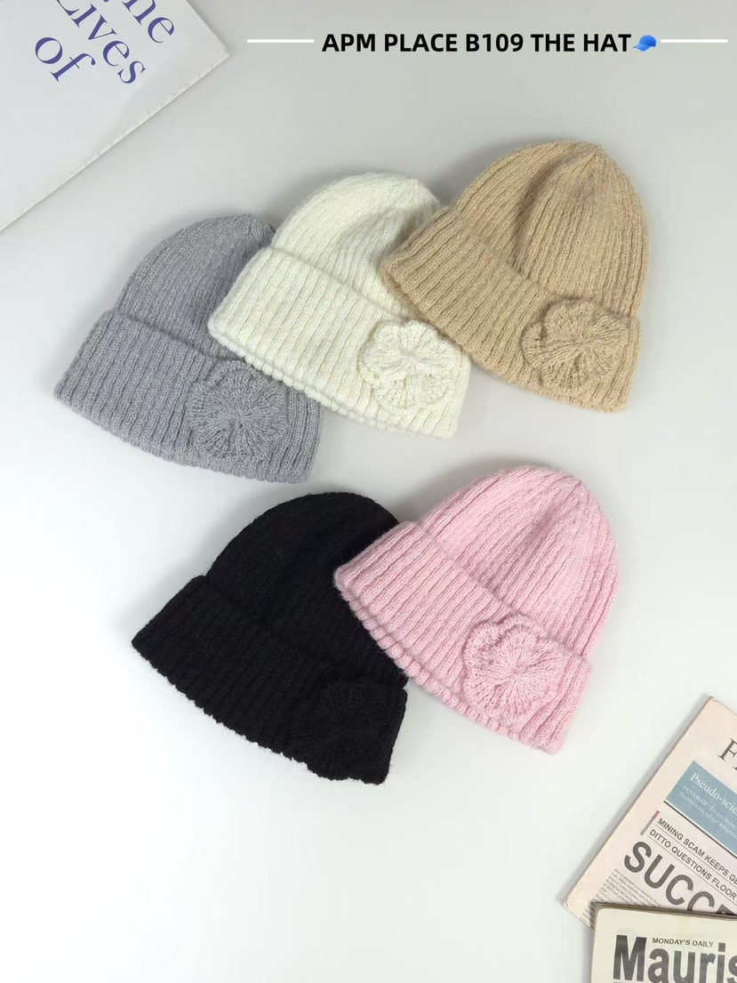 THE HAT-P韓國直郵㊣女士新品休閑時尚推薦熱賣人氣帽子羅紋THE HAT帽子
