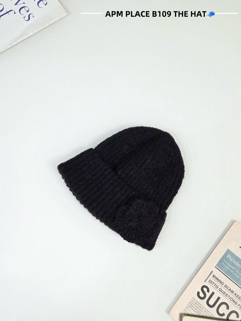 THE HAT-P韓國直郵㊣女士新品休閑時尚推薦熱賣人氣帽子羅紋THE HAT帽子圖色4