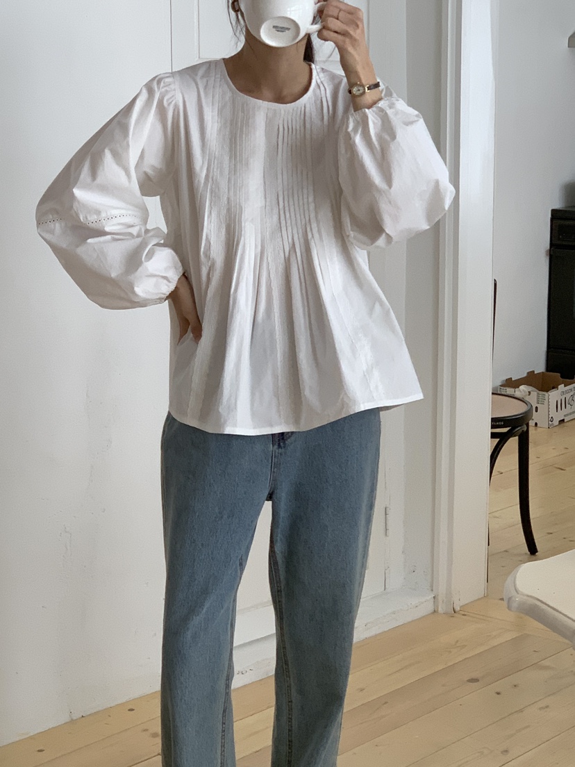 FRILL-T東大門㊣直郵女裝新品職業25秋冬人氣休閑襯衫蕾絲衫FRILL-T襯衫/蕾絲衫