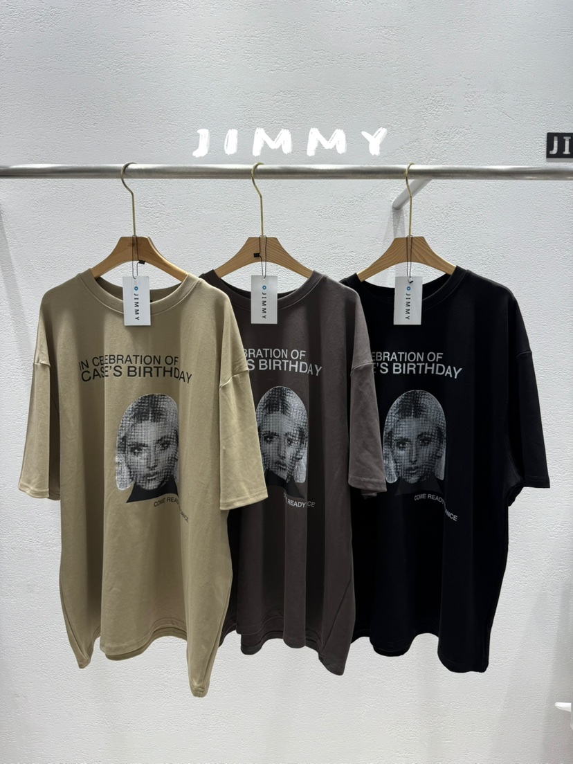 JIMMY韓國直郵㊣女士新款25秋冬休閑推薦職業熱賣真品時尚T恤JIMMY/REMAKET恤