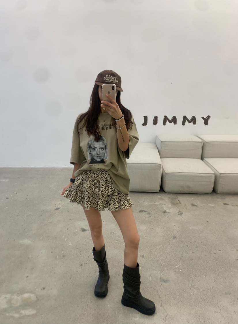 JIMMY韓國直郵㊣女士新款25秋冬休閑推薦職業熱賣真品時尚T恤JIMMY/REMAKET恤