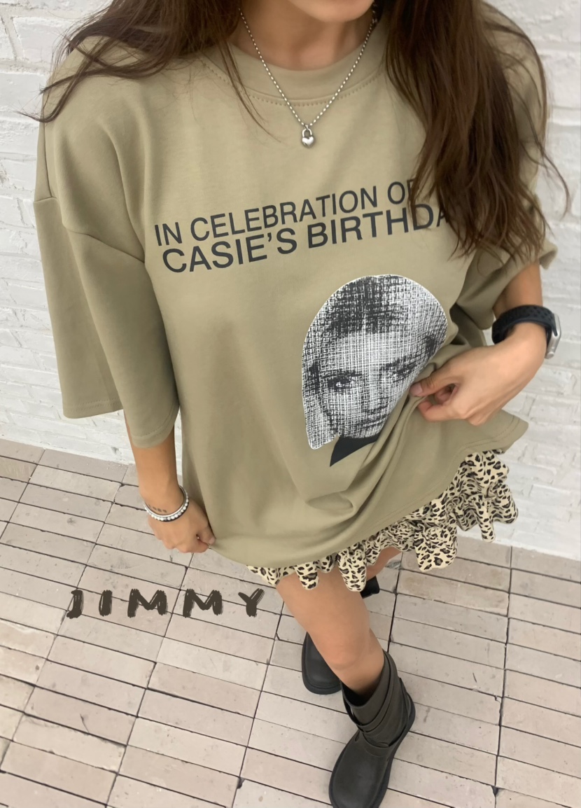 JIMMY韓國直郵㊣女士新款25秋冬休閑推薦職業熱賣真品時尚T恤JIMMY/REMAKET恤