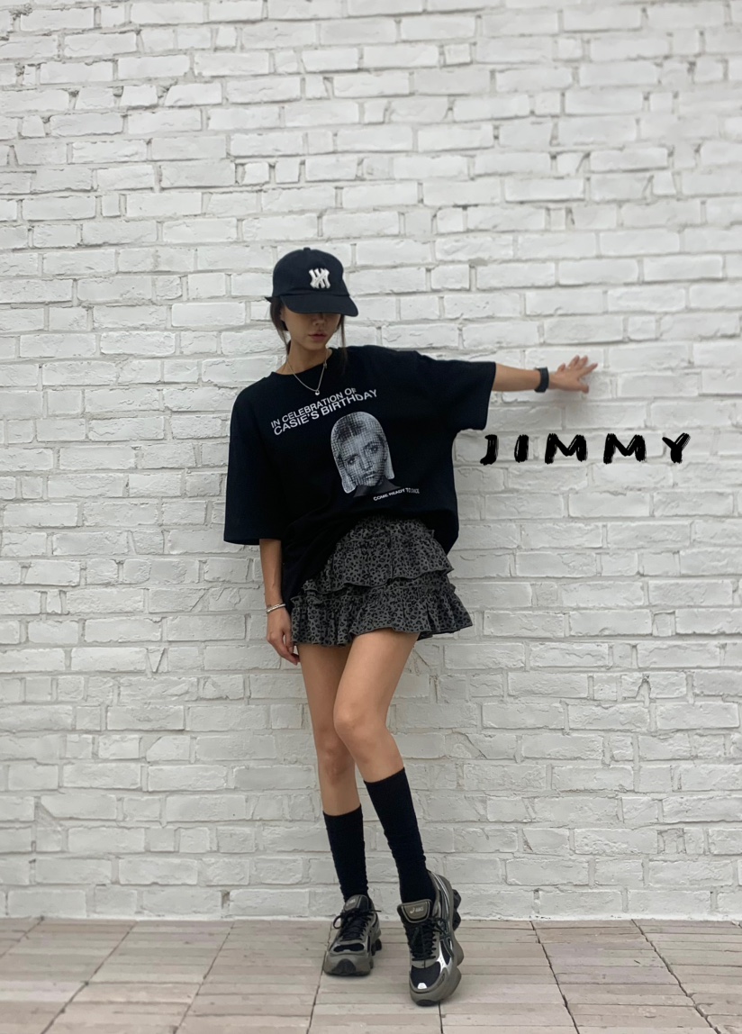 JIMMY韓國直郵㊣女士新款25秋冬休閑推薦職業熱賣真品時尚T恤JIMMY/REMAKET恤