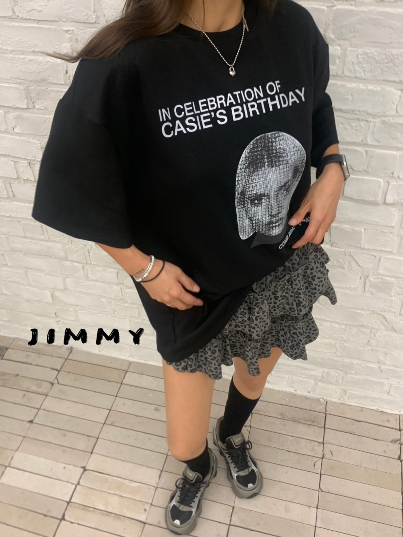 JIMMY韓國直郵㊣女士新款25秋冬休閑推薦職業熱賣真品時尚T恤JIMMY/REMAKET恤