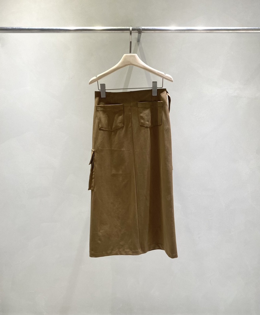 TOO HOT韓國代購㊣女士新品休閑職業25秋冬長裙裹身裙絨面革TOO HOT長裙