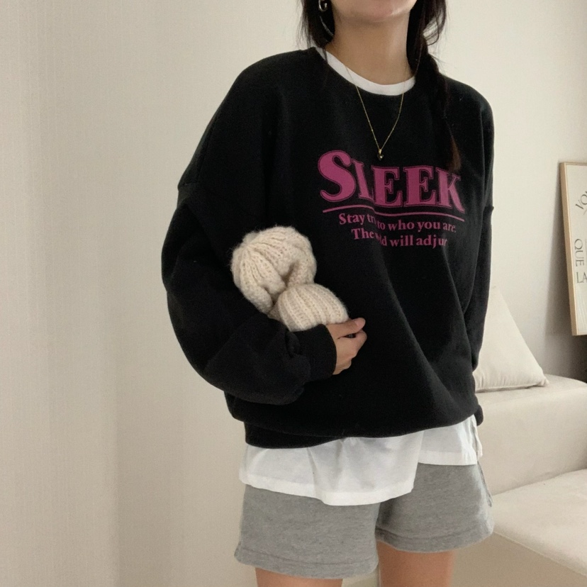 FROMJINI東大門㊣代購女裝新款職業時尚人氣真品休閑熱賣衛衣FROMJINI衛衣