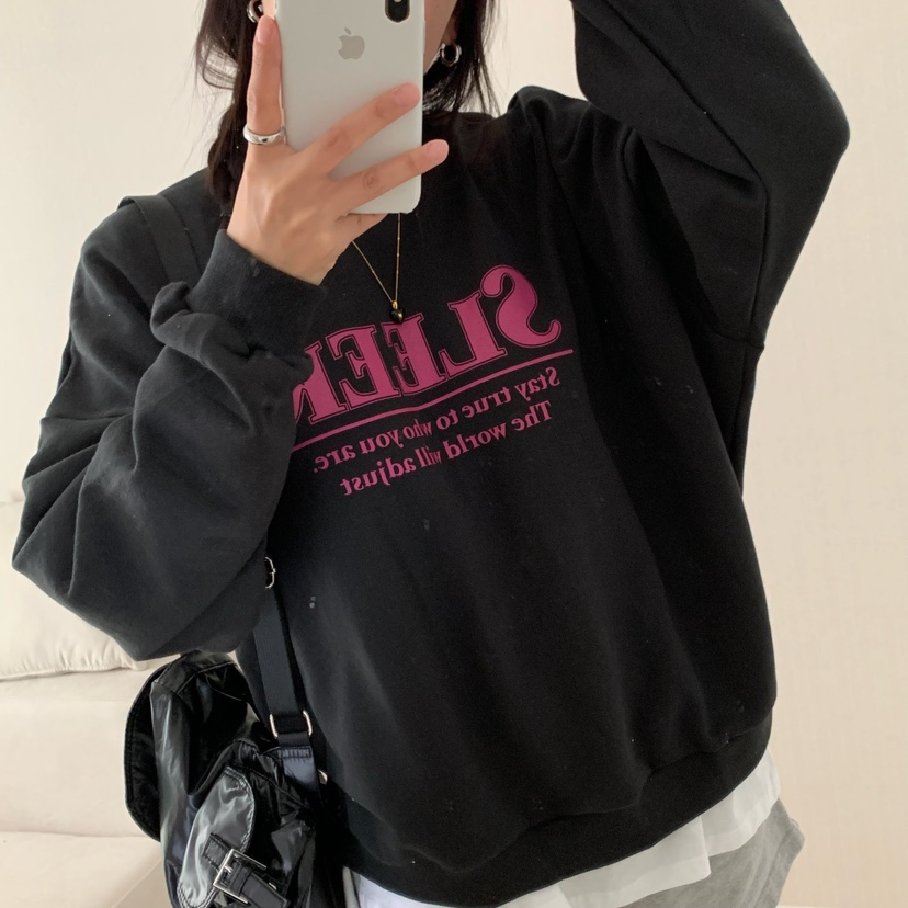 FROMJINI東大門㊣代購女裝新款職業時尚人氣真品休閑熱賣衛衣FROMJINI衛衣