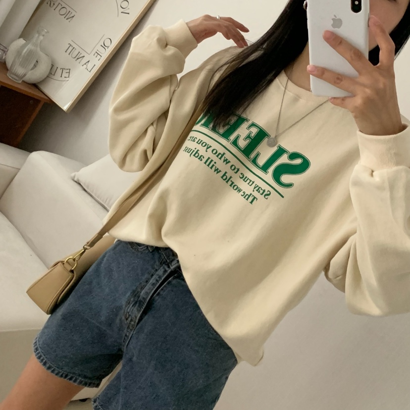 FROMJINI東大門㊣代購女裝新款職業時尚人氣真品休閑熱賣衛衣FROMJINI衛衣