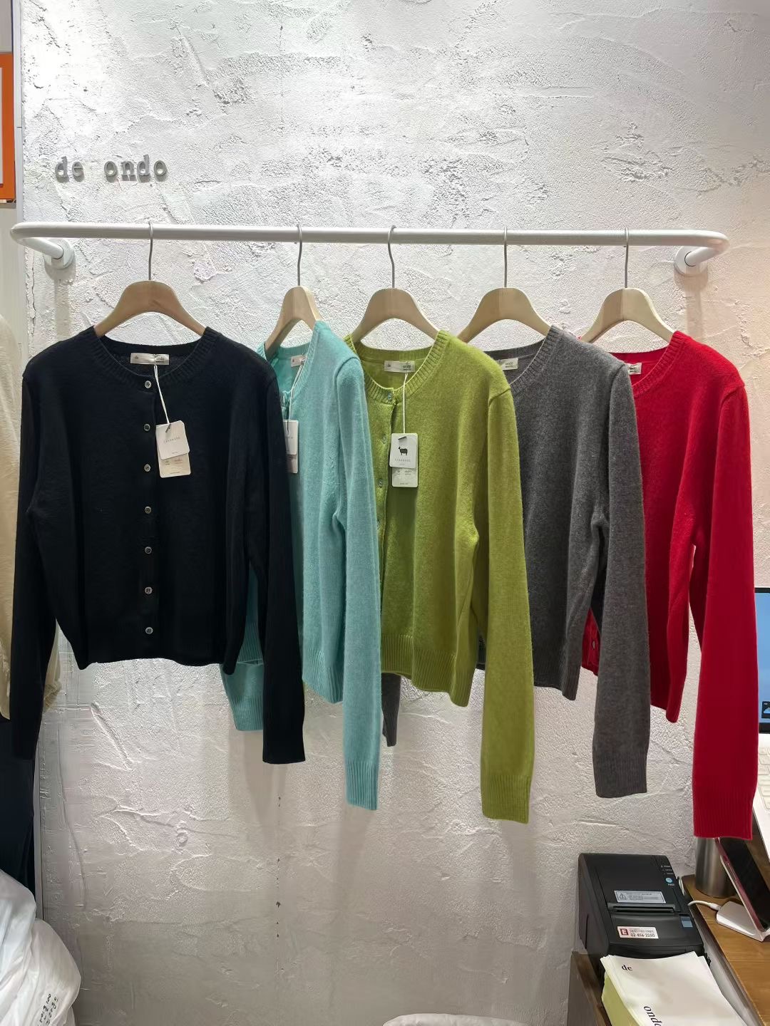 DE ONDO東大門㊣實拍女裝新品25秋冬休閑時尚推薦職業針織衫DE ONDO針織衫圖色2左二色