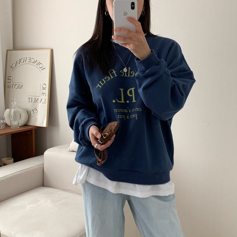 HELLO JINI東大門㊣直郵女裝新款25秋冬熱賣時尚休閑推薦衛衣HELLO JINI衛衣