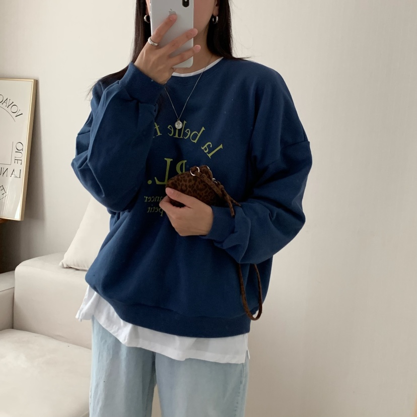 HELLO JINI東大門㊣直郵女裝新款25秋冬熱賣時尚休閑推薦衛衣HELLO JINI衛衣